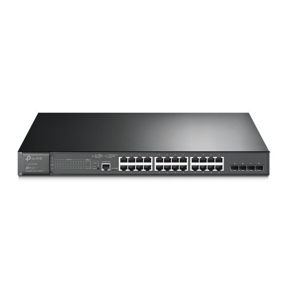 TP-Link JetStream (SG3428MP) 28-Port Gigabit L2+ Managed Switch With 24-Port PoE+, RJ45/Micro-USB Console Port, 5-Year WTY