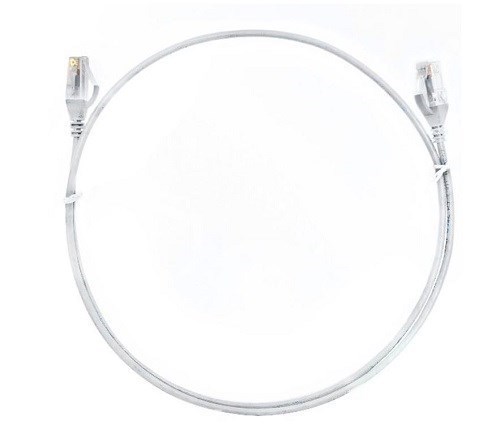 8Ware 8WR Cab Nw-Cat6-1M-Ultra-Thin-White