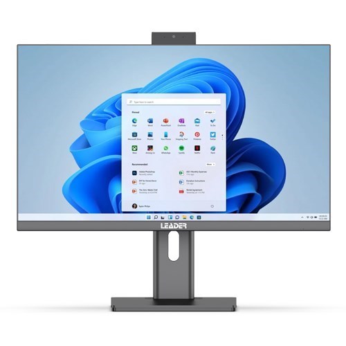 Leader Visionary Aio, 23.8' FHD, Intel I5-12450H, 16GB DDR4, 1TB NVMe SSD, Wi-Fi 6, 2M Camera, Vesa, 1 Year Warranty, Windows 11 Home, Keyboard & Mous