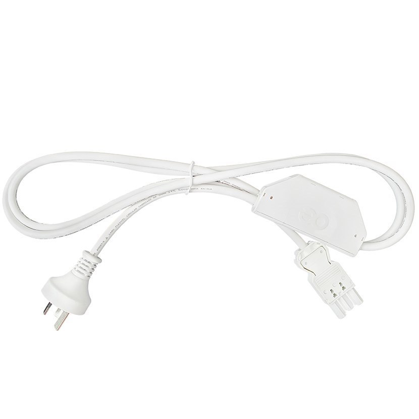 Oe Elsafe: Starter Cable 10A 2000MM Lead & Thermal Overload | White
