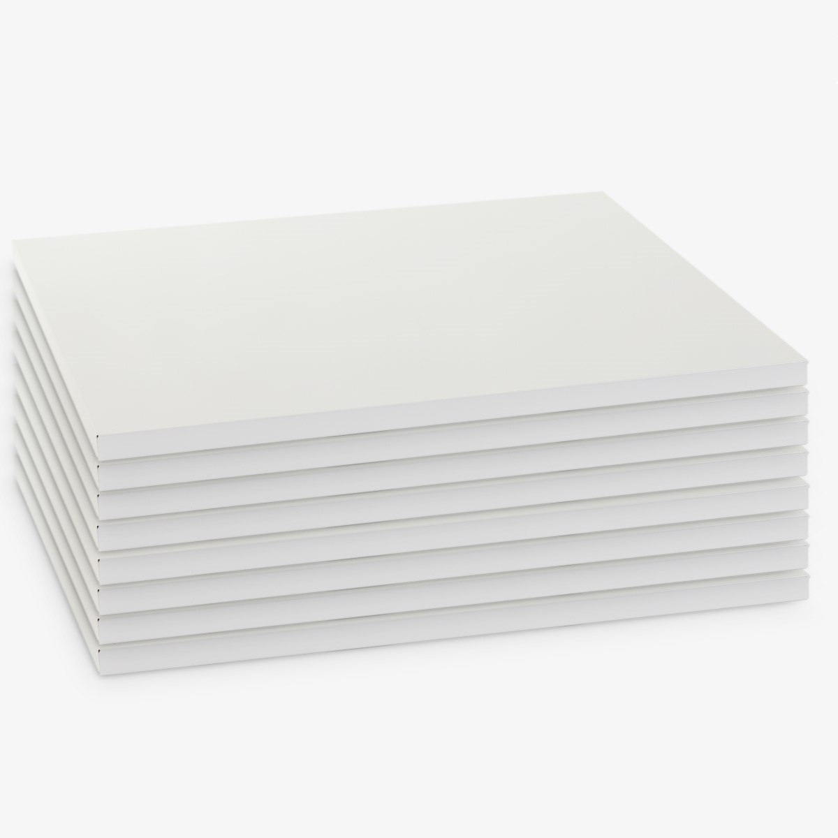 United Storage 2.00M X 0.30M Shelves White Set Of 8 (4 Bays)