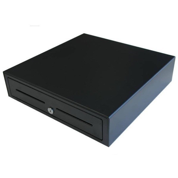 POSLab Technology Corporation Vpos Ec-410 Cash Drawer/Black/ 5 Note & 8 Coin Cups/410 MM (W) X 415 MM (D) X 110 MM (H) 24V - Pos