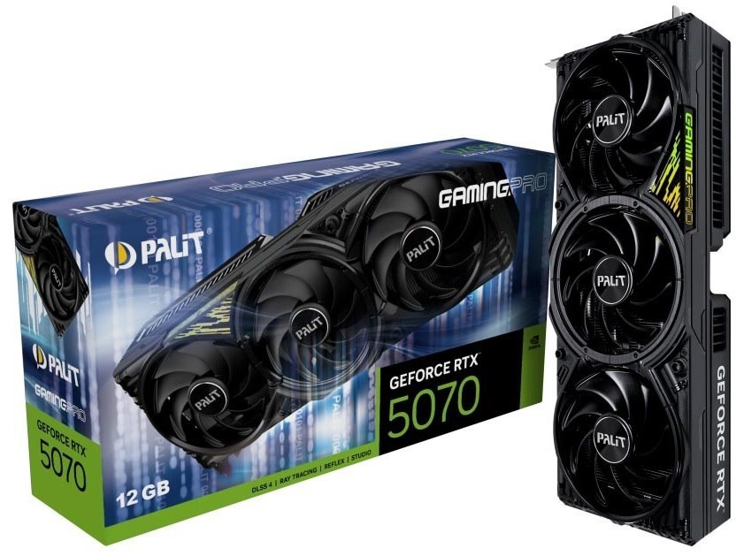 Palit RTX5070 Gamingpro 12GB GDDR7 192Bit 3-DP Hdmi