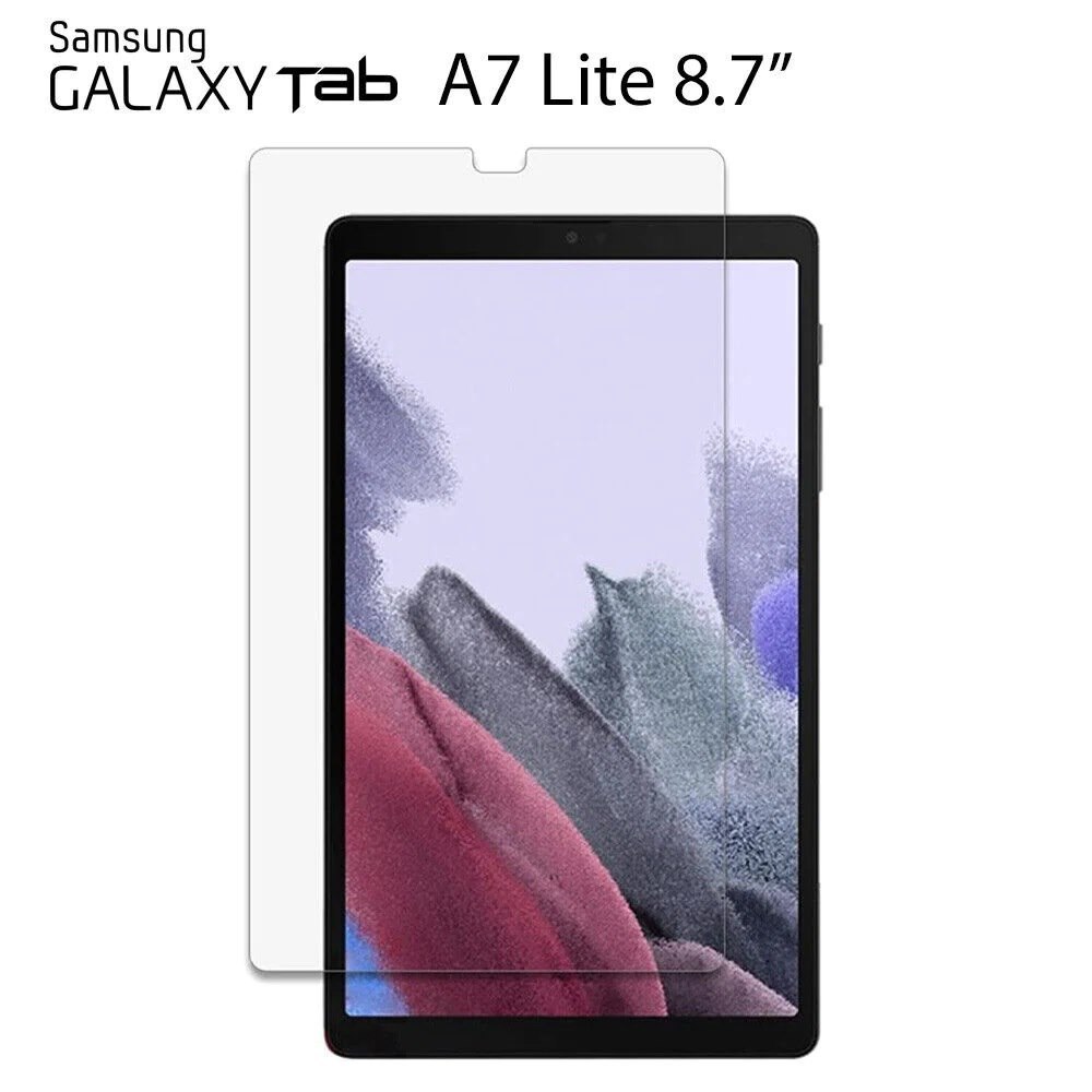 Usp Samsung Galaxy Tab A7 Lite (8.7') Tempered Glass Screen Protector : Full Coverage, 9H Hardness, Bubble-Free, Anti-Fingerprint, Original Touch Feel