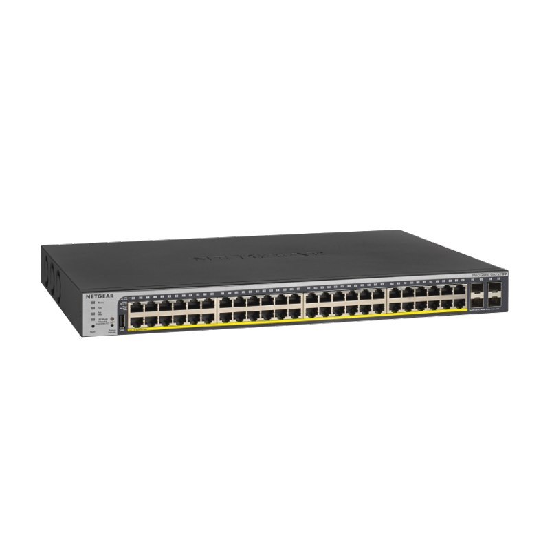 Netgear (GS752TPP) 48-Port Smart Managed Switch, Poe+(48) 760W, SFP(4), Life WTY