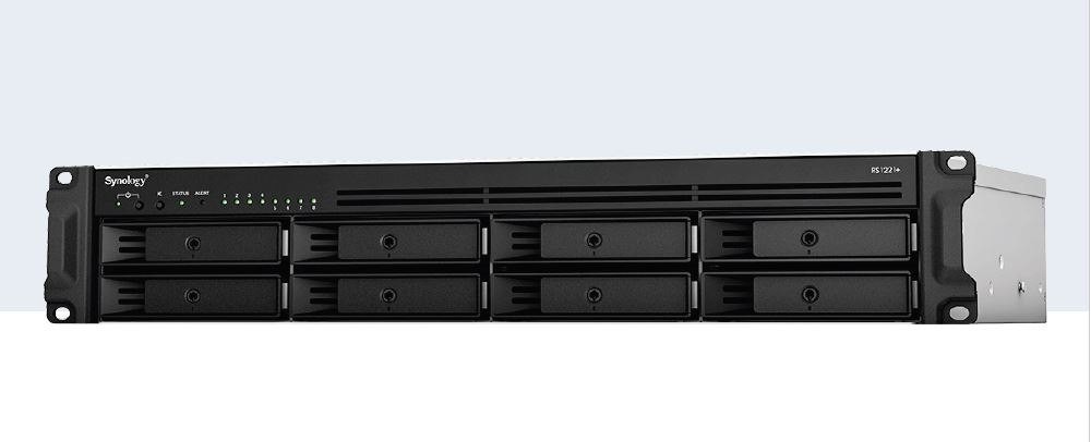 Synology 8-Bay Nas (No Disk) Ryzen V1500B, 4GB, GbE(4 ), Usb(2), 2U, 3YR WTY