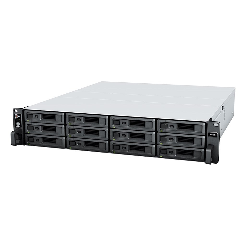 Synology 12-Bay Nas (No Disk) Amd V1780B, 8GB, GbE(2), 10GbE(1), Usb(2), 2U, 3YR WTY