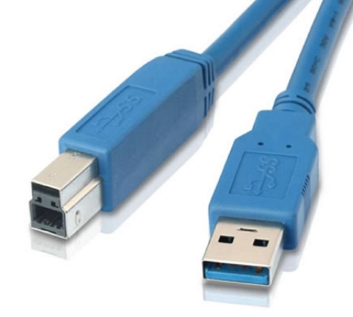 Astrotek Usb 3.0 Printer Cable 2M Type A To Type B Male To Male For External HDD Hard Drive Printer Scanner Usb Hub Docking Station Blue Color