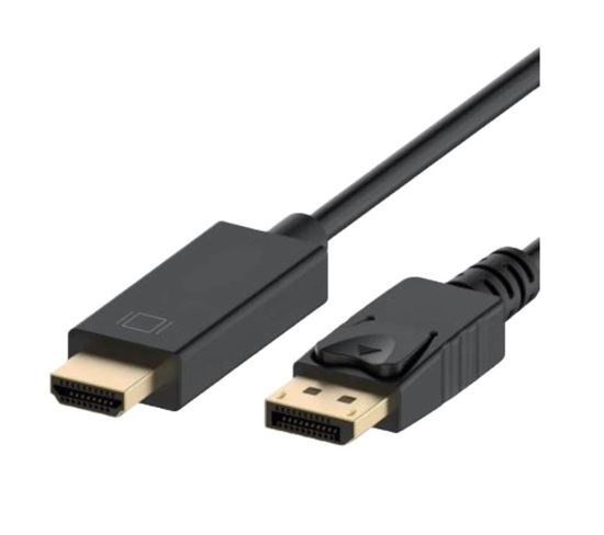 Astrotek DisplayPort DP To Hdmi Adapter Converter Cable 2M - Male To Male 1080P Gold-Plated For PC/Laptop To HDTVs Projectors Displays