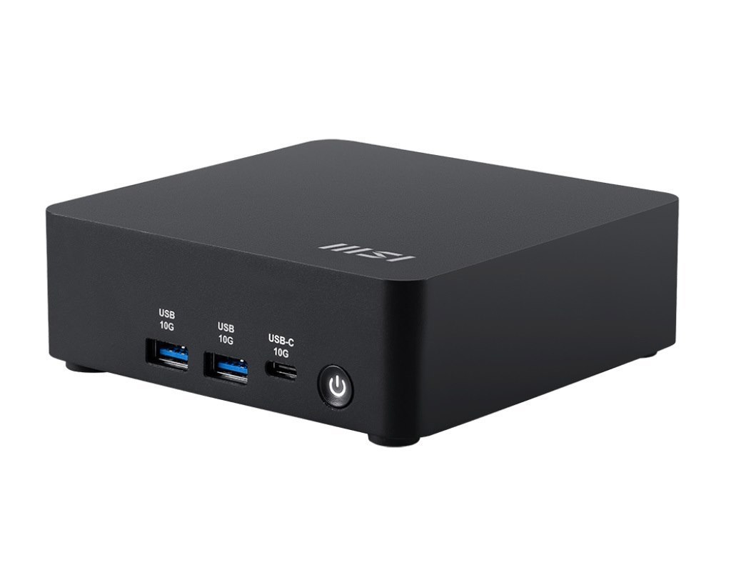 Msi Cubi Nuc Ai 1Umg-012Bau Mini PC Black Barebone Core Ultra 7 155H, 2X Thunderbolt 4 2X Hdmi 2X Intel® I226v (2.5G) Wi-Fi 6E Ax211 3Y
