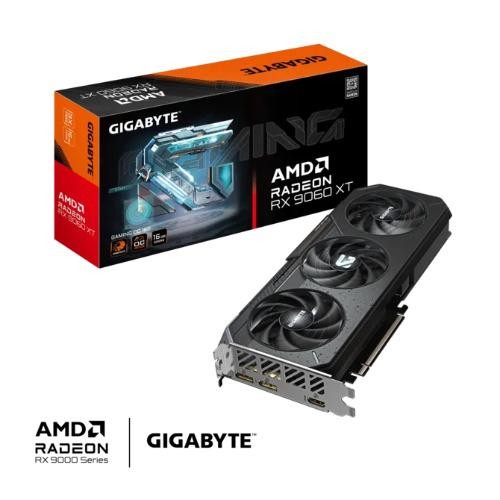 Gigabyte Gv-R9060xtgaming Oc-16Gd, Radeon™ RX 9060 XT, 16GB, GDDR6, Pci-E 5.0, Atx, Hdmi 2.1B *2 (Embargo)
