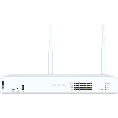 Sophos XGS 118W Security Firewall Appliance, Desktop, Wi-Fi 6, FW 15.5G, TP 3.25G, VPN 13G, 6x2.5GbE, 1xSFP.