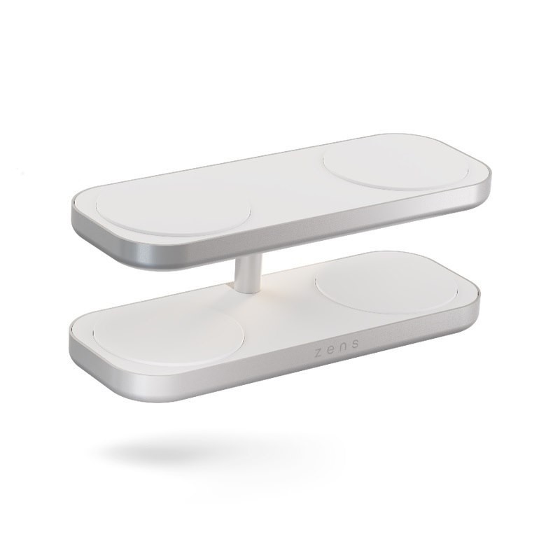 OtterBox 60W Zens Quattro Charger Pro 4 - White (78-81526), Qi2 Wireless Charging, Charge 4 Devices Simultaneously, 3 Years Warranty.