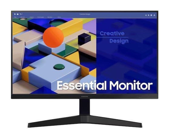Samsung 24' S31 Essentia FHD Monitor 1920 X1080 75Hz 16:9 250CD/M2 Ips Hdmi D-Sub Tilt Vesa 100:100MM Viewing Angle Eye Saver & Game Picture Black