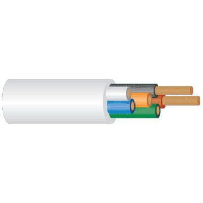 Radum 6 Core Security Cable 14/0.20MM² - 300M - White