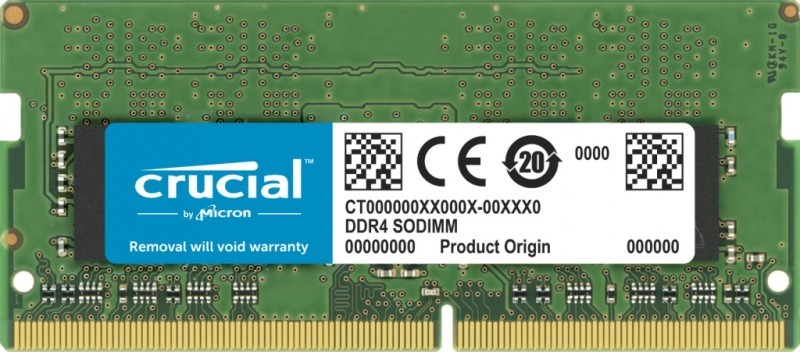 Crucial 32GB (1x32GB) DDR4 Sodimm 3200MHz CL32 1.2V PC4-21300 Dual Ranked Single Stick Notebook Laptop Memory Ram