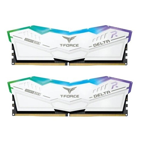 Team Group T-Force Delta DDR5 Desktop Ram White RGB Ud-D5 16GBx2 6400 CL40-40-40-84 1.35V