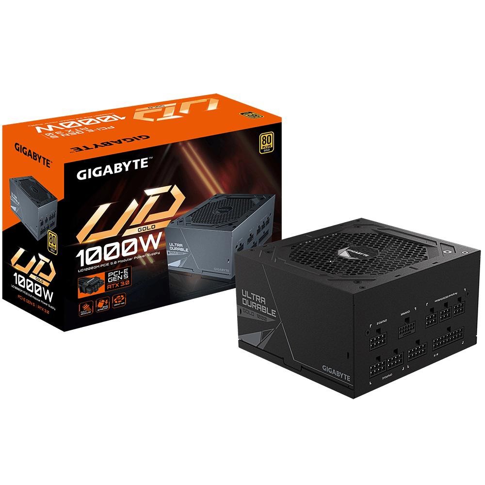 Gigabyte Ud1000gm PG5 Aorus Psu, 1000W, 80 Plus Gold, M Odular, PCIe 5.0, 10YR WTY