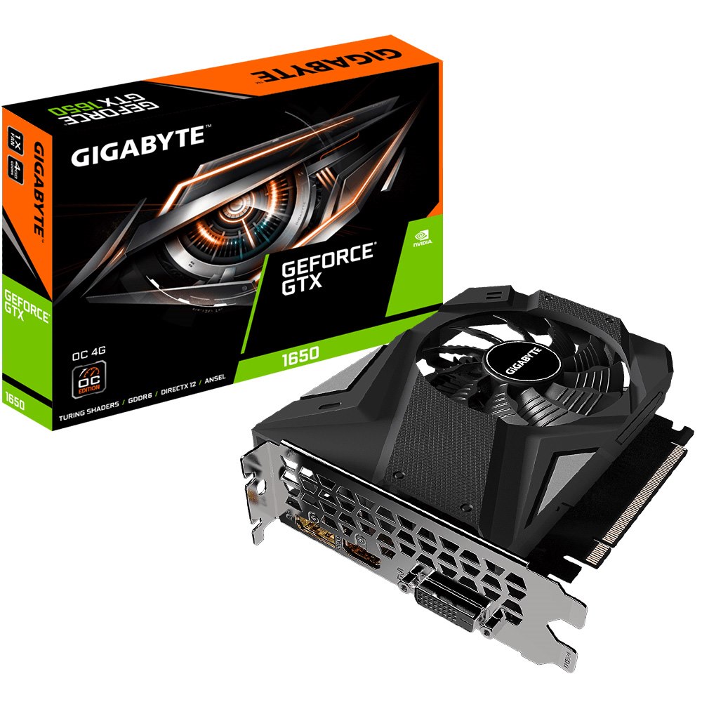 Gigabyte GF GTX 1650 PCIe X16, 4GB GDDR6, Oc, DP, Hdmi, 3YR WTY
