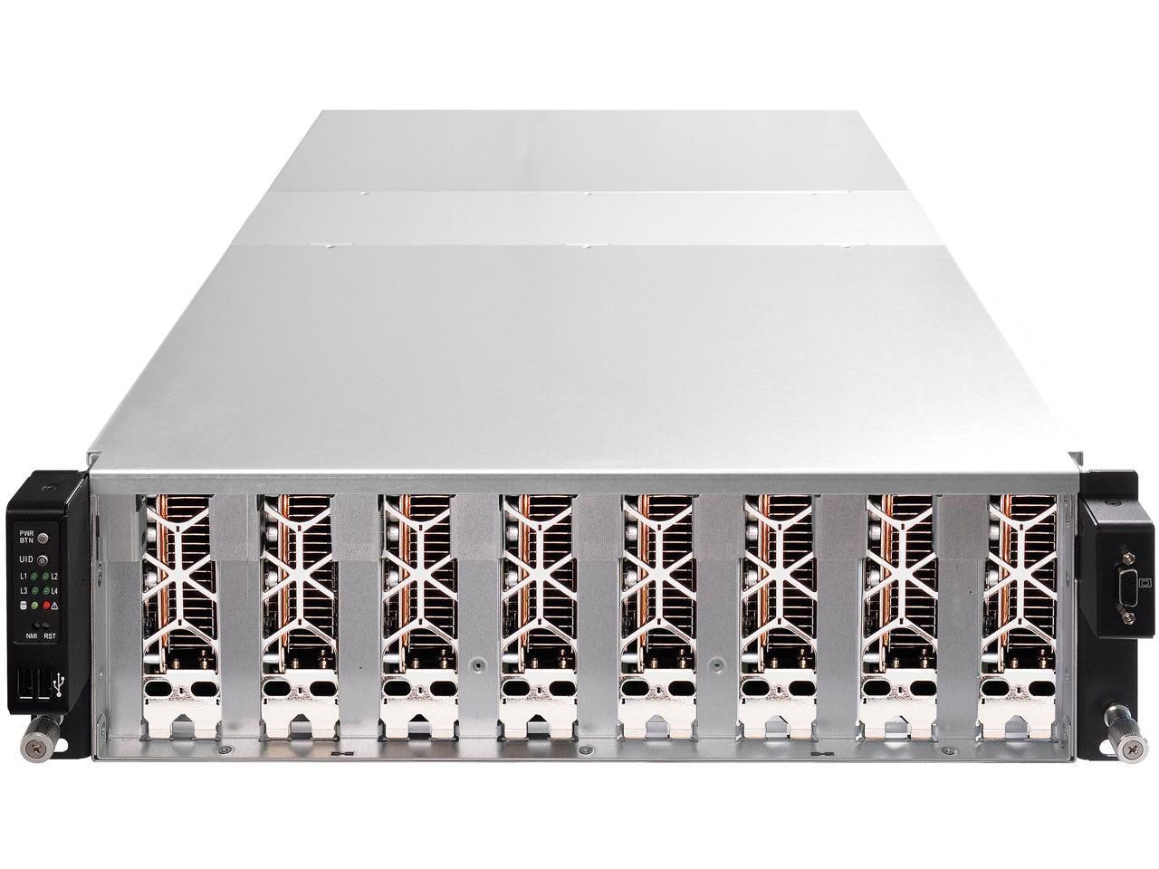 Asrock Rack 3U8g+ 3U Rackmount Server Barebone Dual Socket R3 (Lga2011) Intel C612 8Gpu