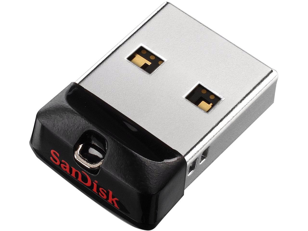 Sandisk 64GB Cruzer Fit Usb 2.0 Flash Drive (SDCZ33-064G-G35)