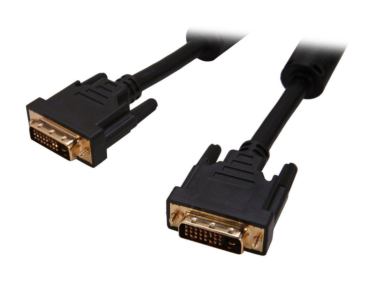 Nippon Labs Dvi 15 DD Black Dvi-D Male To Dvi-D Male Dual Link Male To Male Dvi-D Dual Link Cable