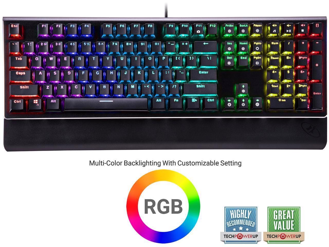 Rosewill Neon K85 RGB Mechanical Gaming Keyboard With Blue Switches