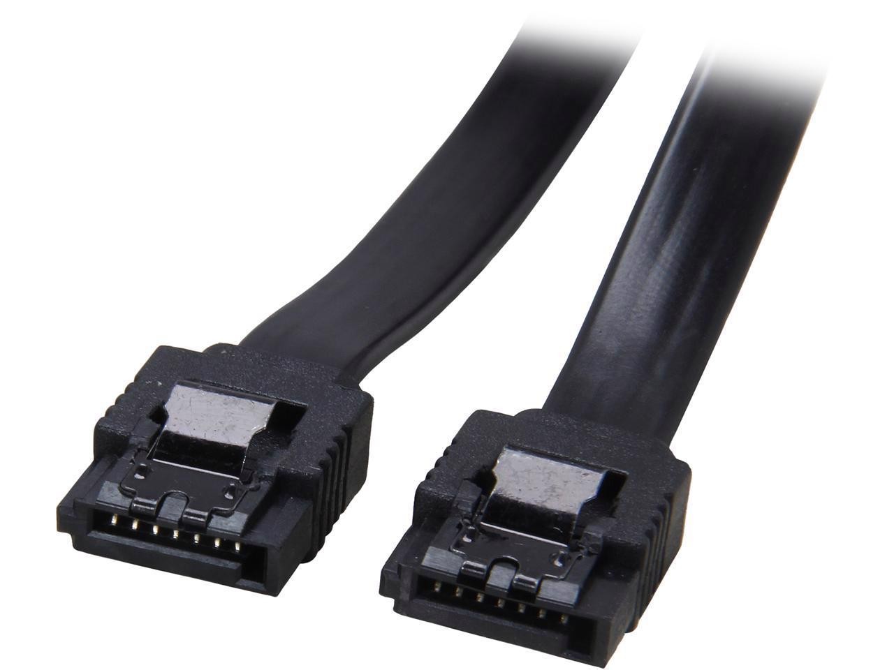 Rosewill Sc-Sata3-18-Ll-Bk 18" Sata Iii 6 GB/S Data Cable W/ Latch