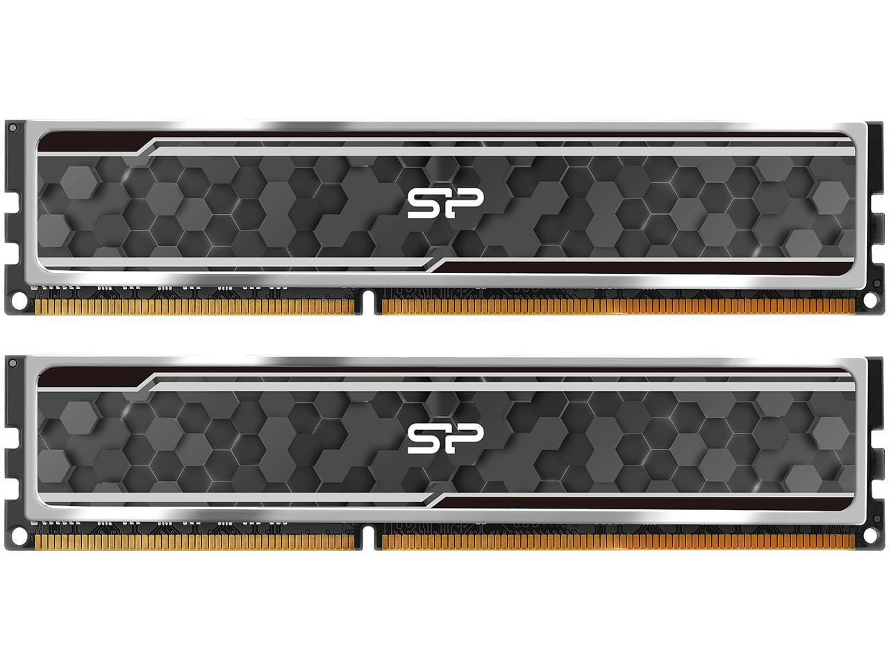 Silicon Power 16GB (2 X 8GB) 288-Pin DDR4 Sdram DDR4 3200 (PC4 25600) Desktop Memory Model Sp016gxlzu320bdaj5