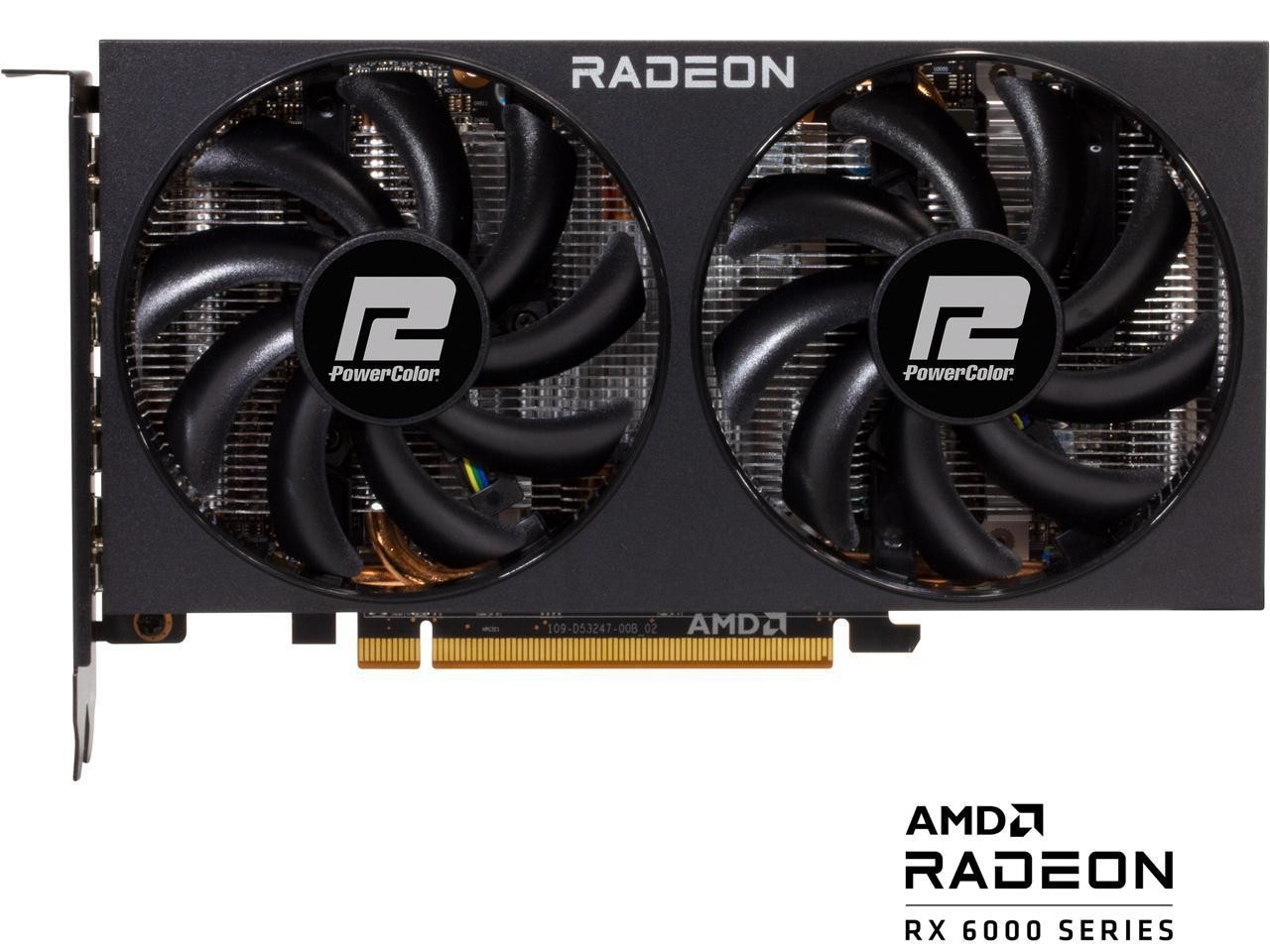 PowerColor Fighter Radeon RX 6600 XT 8GB GDDR6 Pci Express 4.0 Atx Video Card 6600XT 8GBD6-3DH