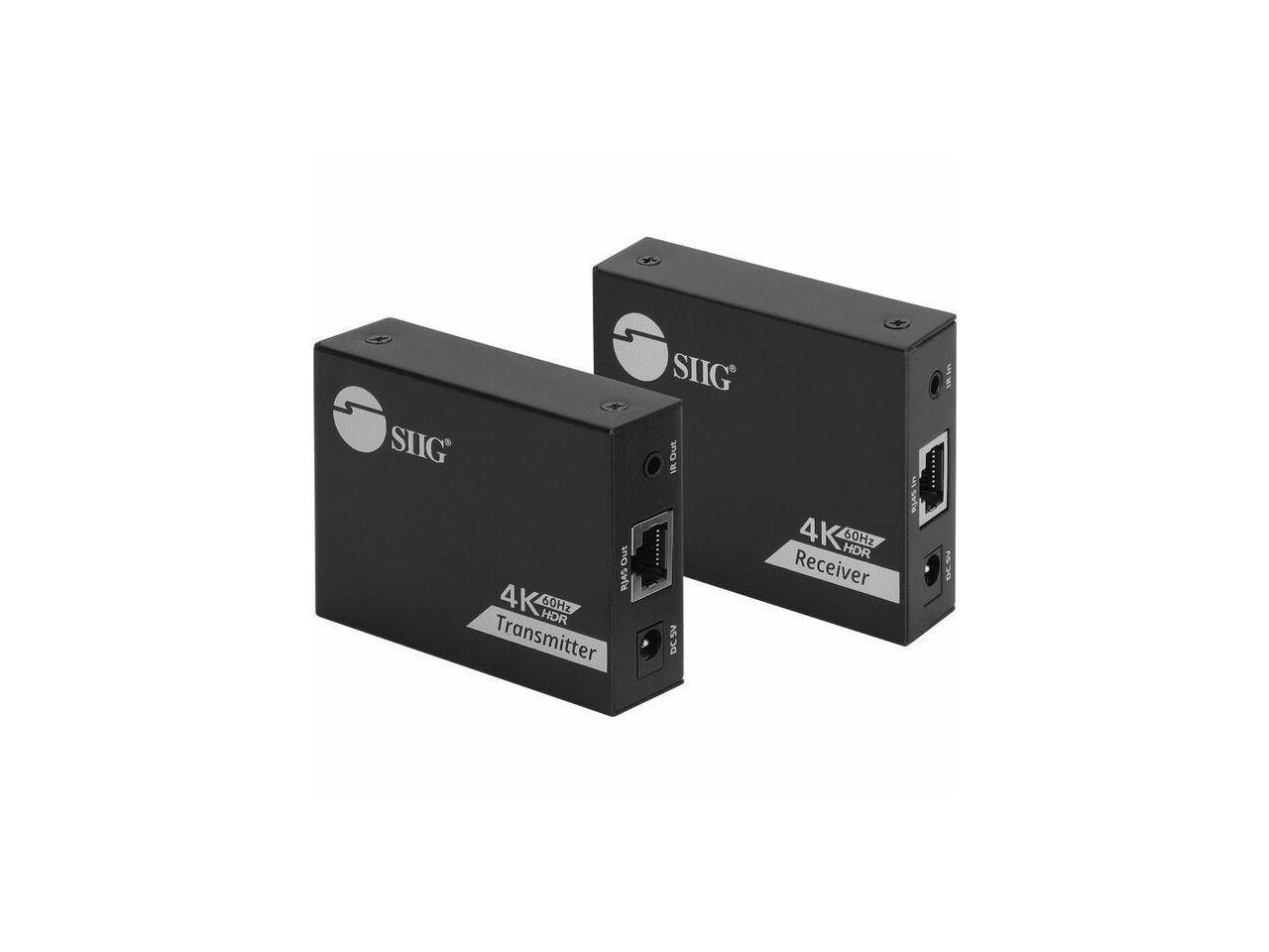 Sony Siig 4K60Hz Hdmi Over Cat6 Extender With Loopout & Ir 50M- Hdmi Extender- Auto Downscaling Ceh27k11s1
