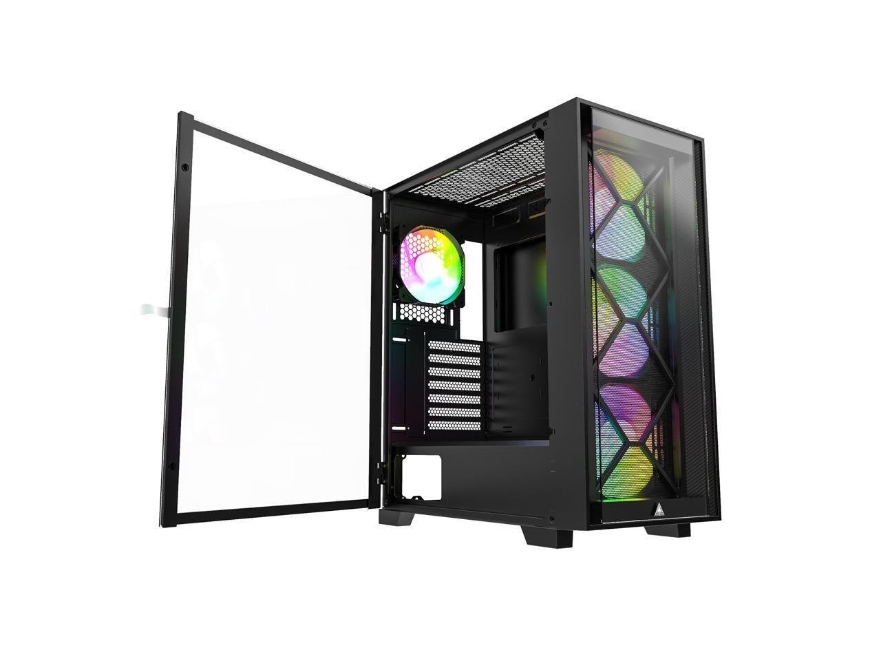 Montech Air 1000 Premium Black Atx Mid Tower Case /3 X 140MM