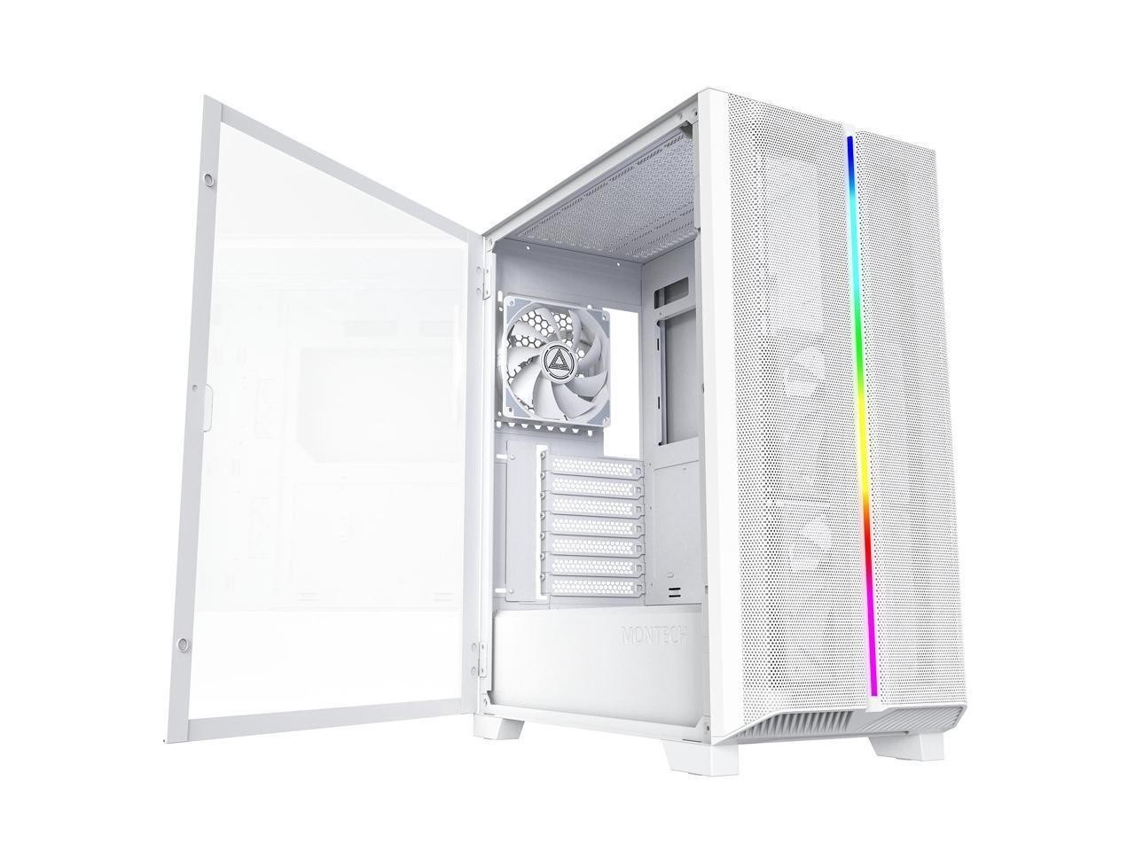 Montech SKY One Lite Atx Gaming Computer Case With 3 High Airflow Fans