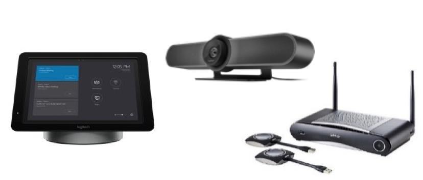 Barco ClickShare and Logitech Smartdock W/ Meet-Up Conference Camera