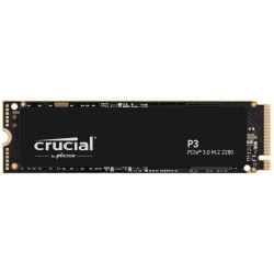 Crucial P3 500GB Gen3 NVMe SSD 3500/1900 MB/s R/W 110TBW 350K/460K Iops 1.5M HRS MTTF Full-Drive Encryption M.2 PCIe3 (OR EQUIAVALENT BRAND)