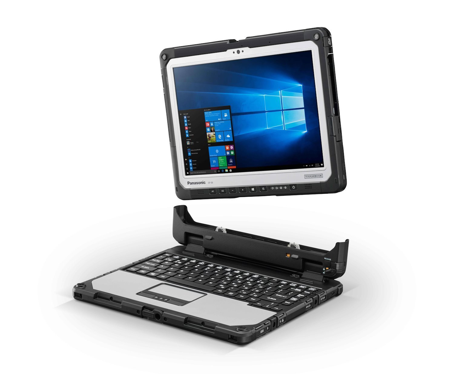Panasonic Toughbook CF-33 MK1 I5-7300U, 8GB, 256GB SSD Opal, 12" QHD With 4G (W/ 12 Point GPS) 6 Mo WTY