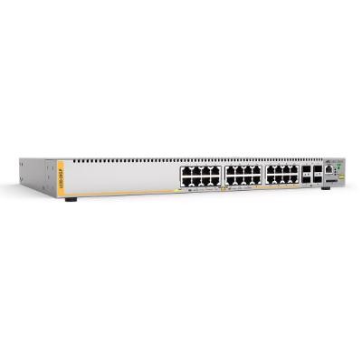 Allied Telesis 24-Port Gigabit PoE Switch, 24X 10/100/1000T + 4X Gigabit SFP Ports, Layer 3