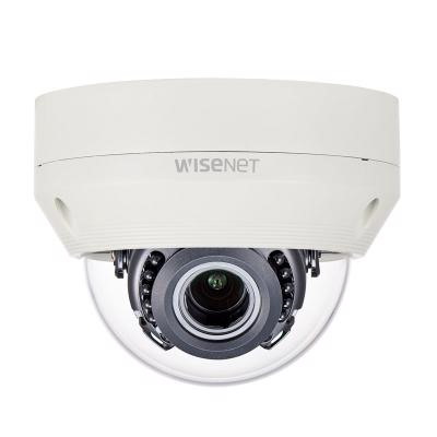 Hanwha Wisenet HD+ 4MP Ahd Outdoor Dome, 30M Ir, Ip66, Ik10, 24Vac/12Vdc, 3.2-10MM