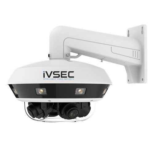 Ivsec | Nc540adx | Dome Ip Camera, 20MP, Using 4-Directional 5MP Multisensor, 25FPS, Ip67, Ir
