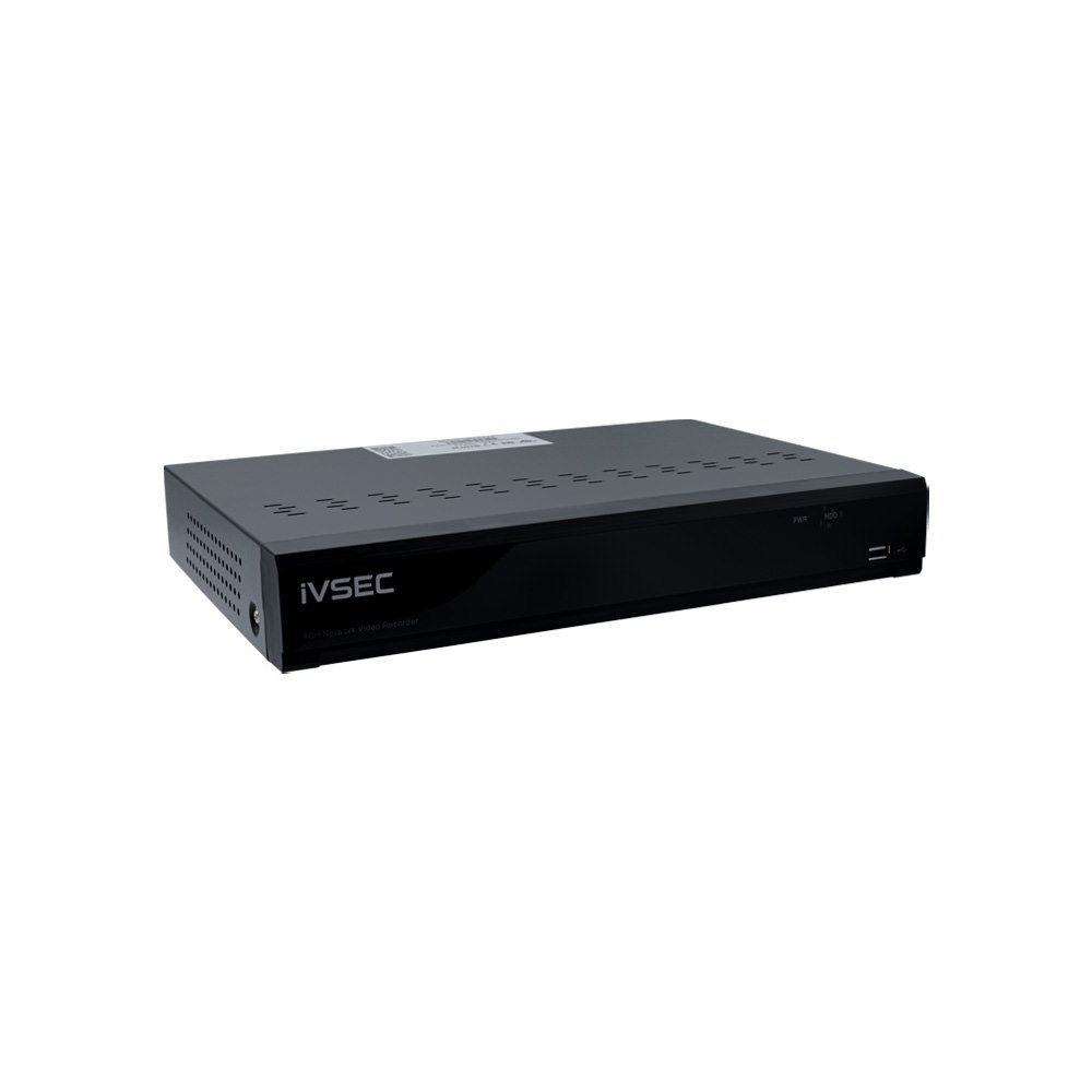 Ivsec | NR008XB | LX-Series 8 Channel NVR, 8MP, 8 PoE Ports, 1 Bay, H265, 4K Hdmi, Basic Ivs