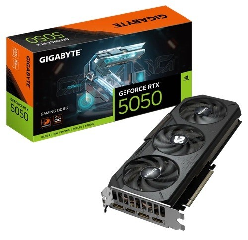 Gigabyte Giga N5050gaming Oc 8GD, RTX 5050, 8GB Memory, Windforce 3X