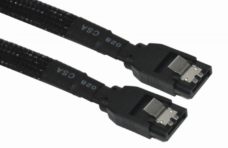 Astrotek Aso Cab 7Pin-Sata3.0-M-M-0.3-Black