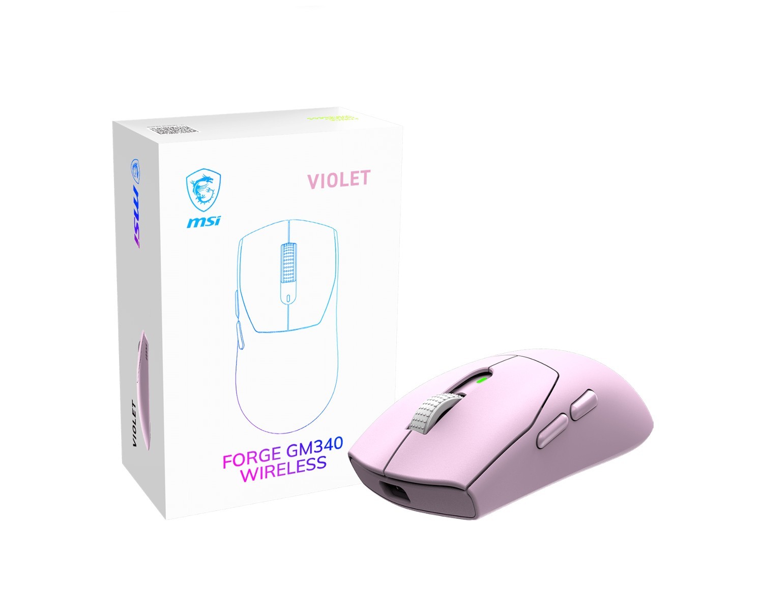 Msi Mse Forge-Gm340-Wls-Violet