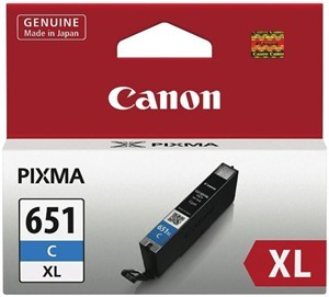 Canon CLI-651XLC Original Ink Cartridge - Cyan