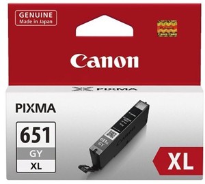 Canon CLI-651XLGY Original Ink Cartridge - Grey