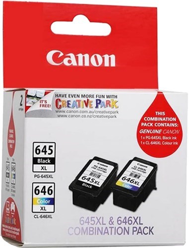 Canon PG-645XL CL-646XL Original Ink Cartridge - Black, Colour