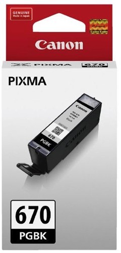 Canon PGI-670BK Original Ink Cartridge - Pigment Black