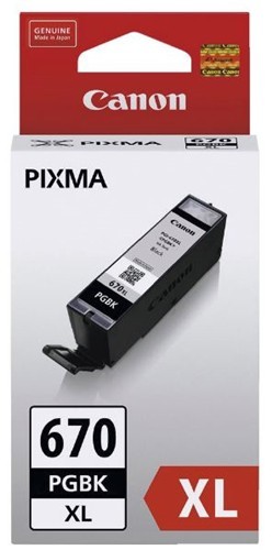 Canon PGI-670XLBK Original Ink Cartridge - Pigment Black