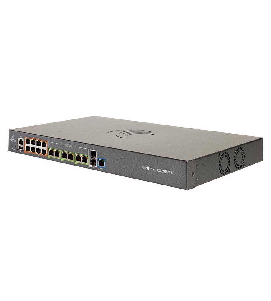 Cambium cnMatrix Ex2016m-P 16-Port Enterprise Cloud Managed PoE Switch With SFP+