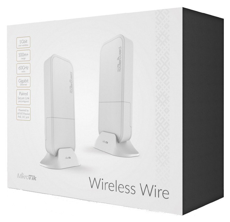 MikroTik Wireless Wire 1Gbps 60GHz Wireless Bridge Kit